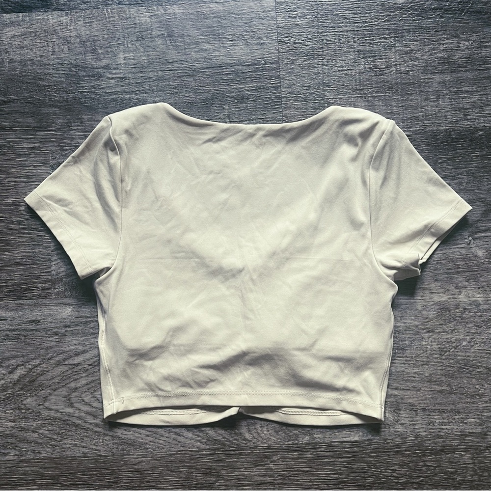 NWT OFFLINE Real Me Ruched T-Shirt - Picture 2 of 4